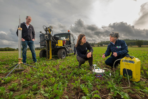 Measuring soil carbon stocks in Scotland