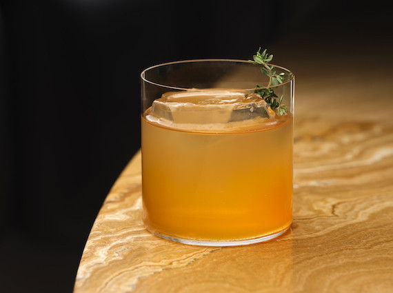 Lemon thyme cocktail