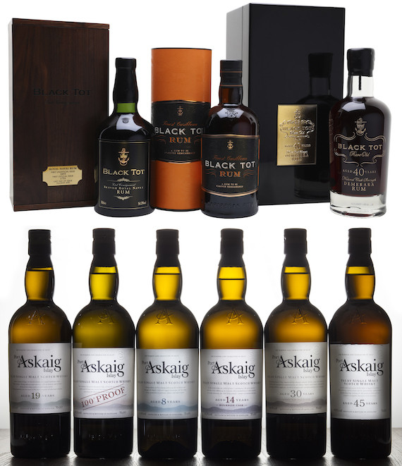 Elixir Distillers black tot rum Port Askaig Islay whisky