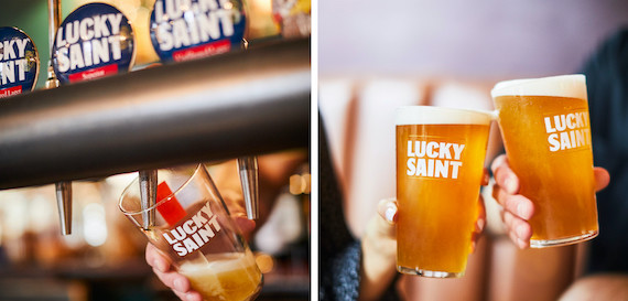 Lucky Saint beer