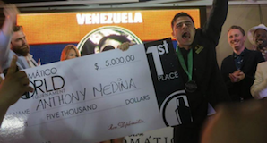 The champion, Anthony Medina