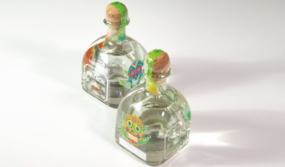 Día de Muertos patrón tequila